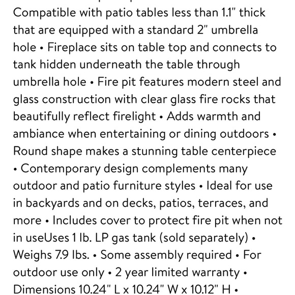 Tabletop Firepit - Picture 10 of 10